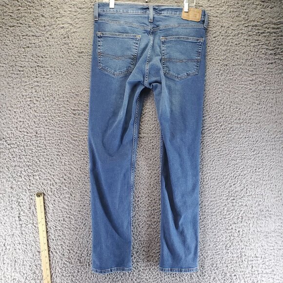 Levi Strauss Jeans Mens 32x32 Blue Slim Fit Denim Classic Style Denim - Picture 11 of 12